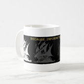 De piratenbaai koffiemok (Voorkant links)