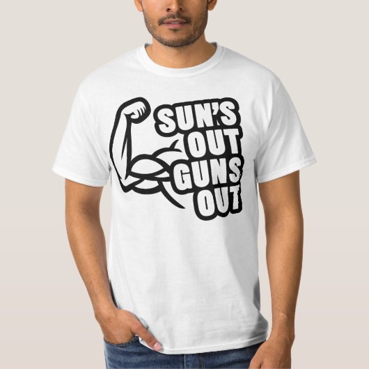 De Pistolen van de zon uit T-shirt (Voorkant)