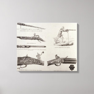 De Pistool en haar ontwikkeling Canvas Afdruk