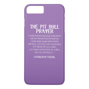 De Pit Bull Prayer iPhone 8 Plus / 7 Plus Hoesje