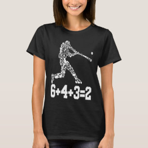 De Pitcher Baseball Player 6+4+32 Double Play Tur T-shirt