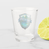 De Pitons Saint Lucia Shot Glas (Achterkant)