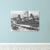 De Pits van St. Pierre en St. Paul bij Le Canvas Afdruk (Insitu (Houten vloer))