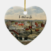 De Pittsburgh Point 1931 Keramisch Ornament (Achterkant)