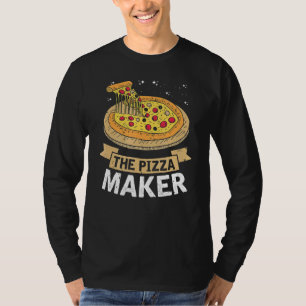 De Pizza Maker Fastfood Kaas Korst Liefde T-shirt