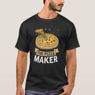 De Pizzamaker Fast Food Kaasrand Liefde T-shirt