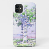 de plaats van de boom Case-Mate iPhone case (Achterkant)