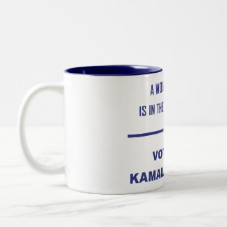 DE PLAATS VAN EEN VROUW IS IN... TWEEKLEURIGE KOFFIEMOK