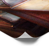 De plaatselijke Soda-fontein Poster (Hoek)