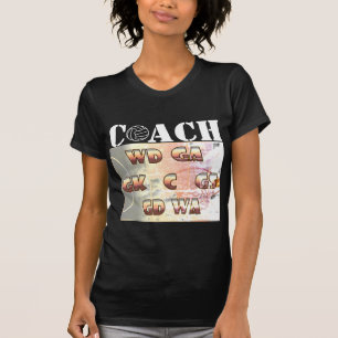 De Plaatsen van de speler en de Coach van Netball T-shirt