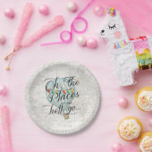 De plaatsen waar hij gaat... papieren bordje (Feest)