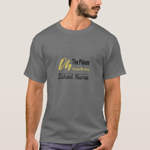 De plaatsen waar je naar school gaat, zijn het lev t-shirt
