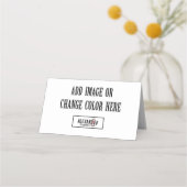 De Placement 2x3.5" Carte pliée pour nourriture/place (Dos)