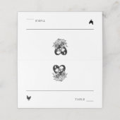 De Placement Amateurs jusqu'à la mort Skeletons & Rose Carte Pl (Extérieur déplié)