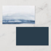 De Placement Aquarelle, Carte d'escorte, Simple Moderne (Devant / Derrière)