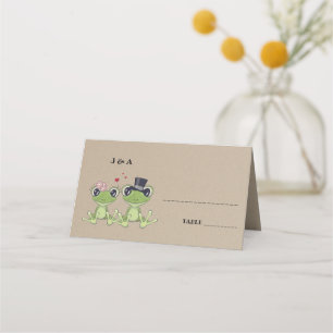 De Placement Aujourd'hui dans Love Frog Mariage Table + Carte M