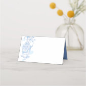 De Placement Blue birds open cage graphisme hébergeur carte (Dos)