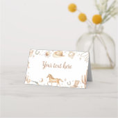 De Placement Boho First Rodeo Anniversaire Carte Place (Dos)