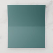 De Placement Bouquet turquoise - Carte d'escorte (Intérieur déplié)