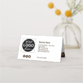 De Placement Café Coupe Coeur Coeur en mousse Carte cadeau (Dos)