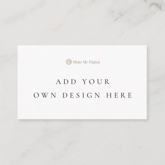 De Placement Carte à emplacement plat 2 x 3,5 pouces (Devant)