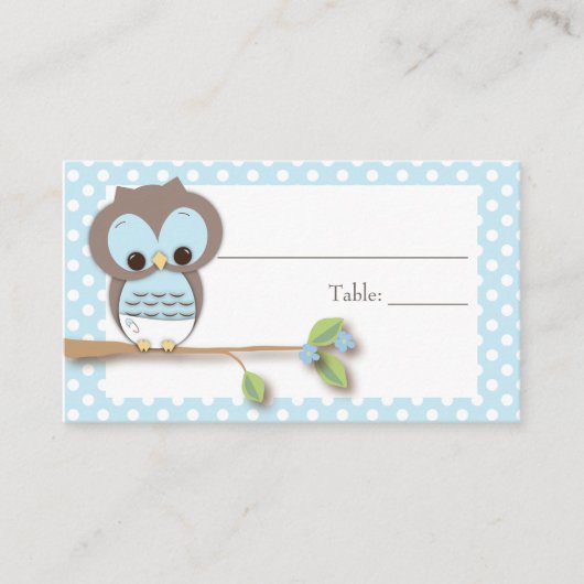 De Placement Carte à puce pour bébé | Bleu (Devant)
