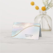 De Placement Carte Abstraite Iridescente moderne (Dos)