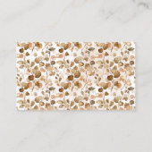 De Placement Carte Billet Raffle Vin Automne Fête des mariées A (Dos)