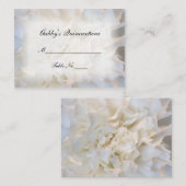 De Placement Carte blanche Floral Quinceañera (Devant / Derrière)