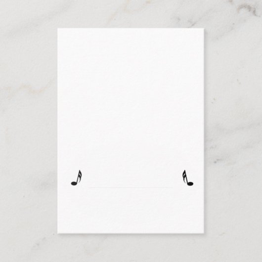 De Placement carte blanche Music Place (Devant)