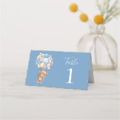 De Placement Carte Bleu Place Bleu Ours Teddy (Dos)