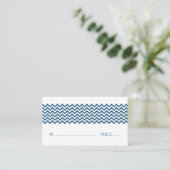 De Placement Carte Bleu simple Chevron Place (Debout devant)