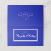 De Placement Carte bleue Cobalt (Extérieur déplié)