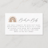 De Placement Carte Boho Rainbow Book (Devant)