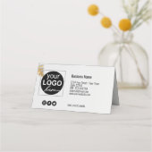 De Placement Carte cadeau Black Christmas Ball Gold Snowflake C (Dos)