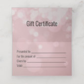 De Placement Carte cadeau Valentine's Day Love Red Hearts (Intérieur déplié)