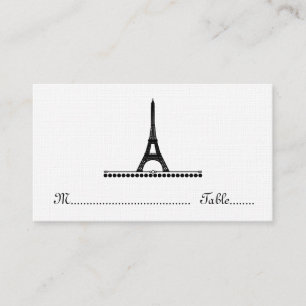 De Placement Carte Chic Parisienne, Noir