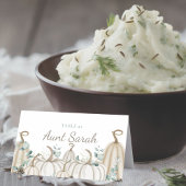 De Placement Carte Citrouille Neutral Fall Farmhouse Thème