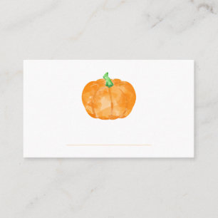 De Placement Carte Citrouille orange pour Thanksgiving