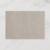 De Placement Carte Coeur Moderne, Beige (Dos)