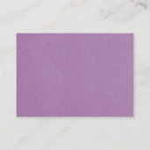 De Placement Carte Coeur Moderne, Violet (Dos)