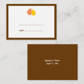 De Placement Carte d'accompagnement mariage parfaite en or (Devant / Derrière)