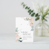 DE PLACEMENT CARTE D'AFFICHAGE D'ENSEIGNANT BLUSH ROSE CADEAU F (Debout devant)