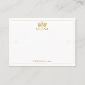De Placement Carte d'affichage du bracelet Gold Crown (Devant)