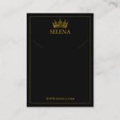 De Placement Carte d'affichage du collier Gold Crown (Devant)