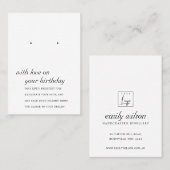 DE PLACEMENT CARTE D'AFFICHAGE D'UN AMI D'ANNIVERSAIRE BLANC NO (Devant / Derrière)