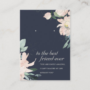 DE PLACEMENT CARTE D'AFFICHAGE MARINE BLUSH FLORAL AMI CADEAU D
