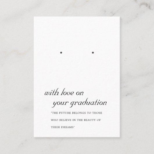 DE PLACEMENT CARTE D'AFFICHAGE NOIR ET BLANC (Devant)