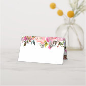 De Placement Carte d'aquarelle Spring Floral Place (Devant)