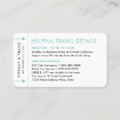 De Placement Carte d'argent Carte d'argent Carte d'emplacement  (Dos)